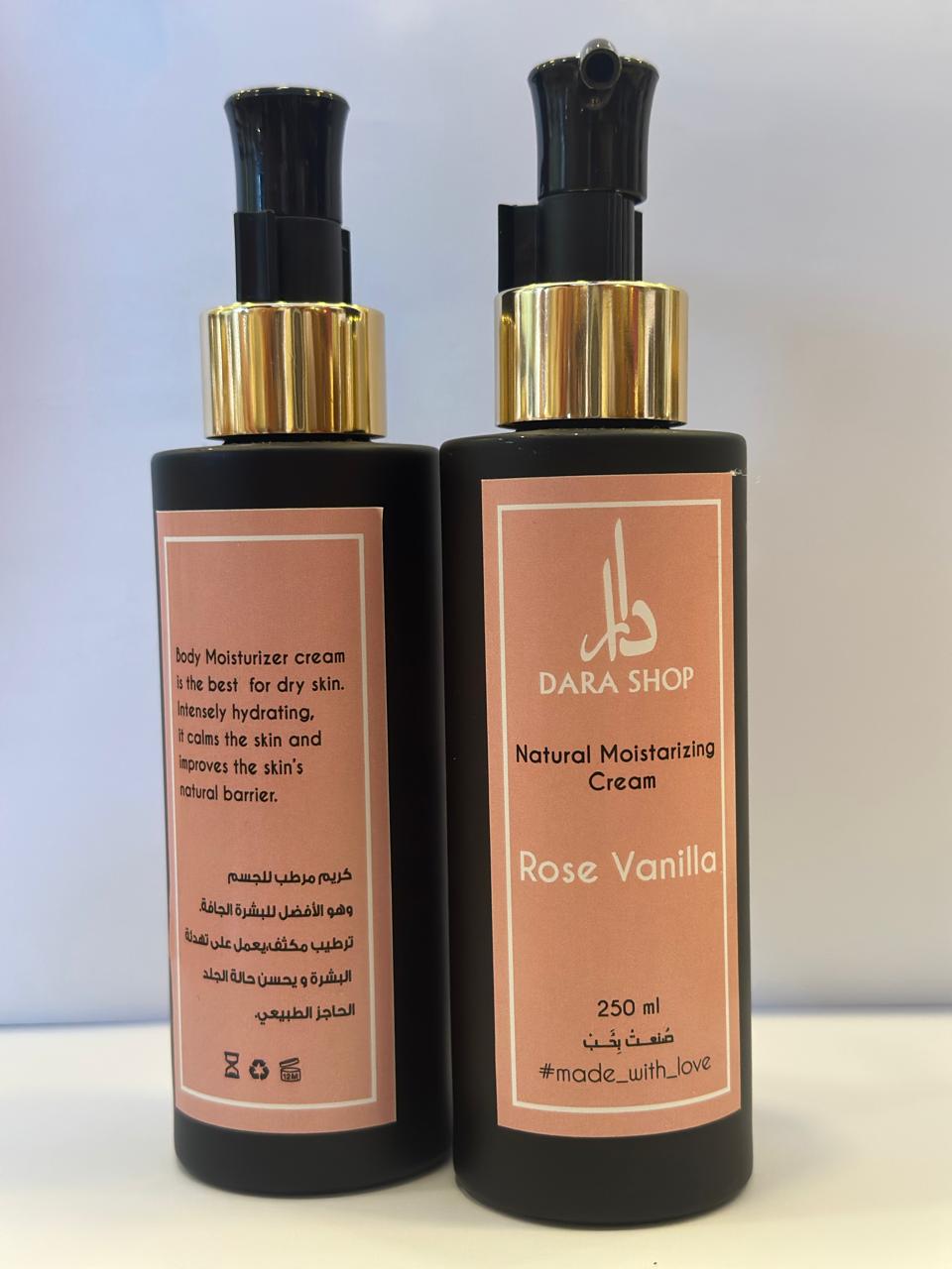 Natural Moisturizing Lotion Rose Vanilla