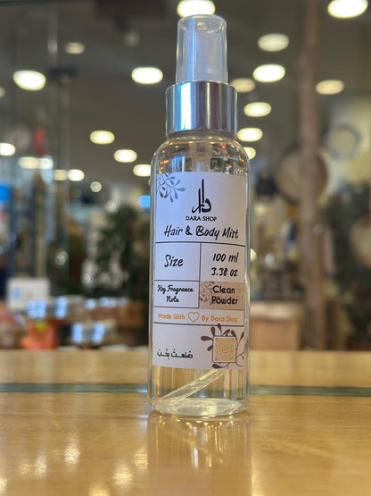Hair & Body Mist Clean Powder