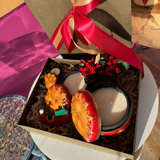 Santa’s Glow Candle Box