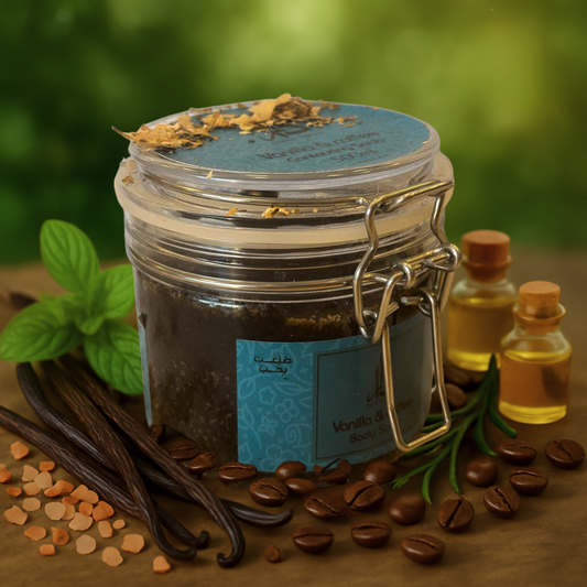 Body Scrub Vanilla with coffee