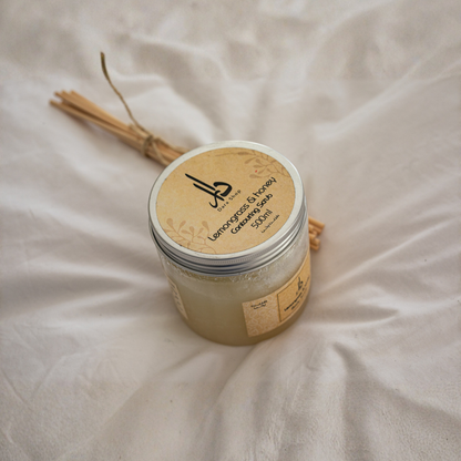 Body Scrub lemon grass with honey