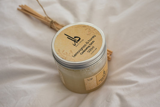 Body Scrub lemon grass with honey