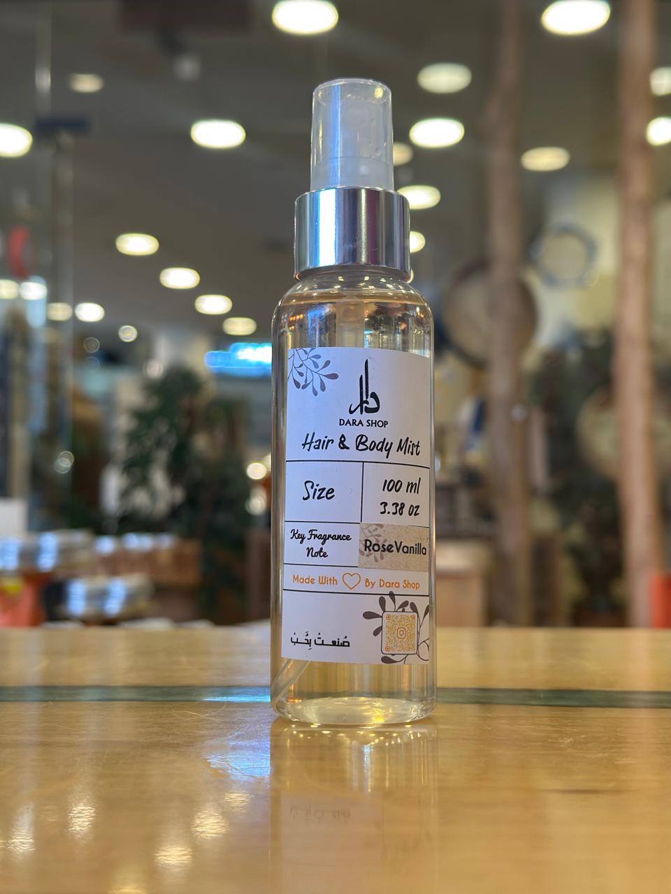 Hair & Body Mist Rose vanilla